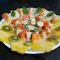 Bhavna C. Desai's cooksnap of when they made મિક્સ ફ્રુટ ચાટ (Mix Fruit Chaat Recipe In Gujarati).