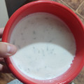 El cooksnap de Jaz Pranteda cuando hizo Alioli de leche (sin huevo).