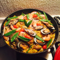 El cooksnap de Aldo Elias Marin cuando hizo Paella valenciana.