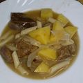 El cooksnap de Cayetana cuando hizo Estofado de ternera.