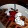 El cooksnap de Maggie cuando hizo Waffle's.