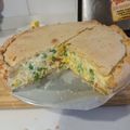 El cooksnap de luciaperez443 cuando hizo Tarta de choclo, arveja, queso y huevo.