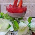 صورة من ❤❤ام رزان ❤❤، شاركها بعد تجربة وصفة كؤوس الشوكولاتة بالفراولة
