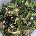無舒 的 鹹蛋炒空心菜 cooksnap