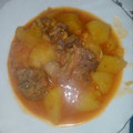 El cooksnap de Fatiha Talbi cuando hizo Estofado de solomillo de cerdo con patatas.