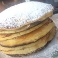 El cooksnap de Araceli cuando hizo Pancakes de Avena y banana.