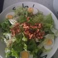 El cooksnap de esteban martel cuando hizo Ensalada templada con queso caramelizado.