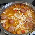 El cooksnap de Valentina Reyes cuando hizo Porotos con rienda.