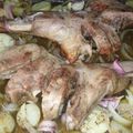 El cooksnap de Luisa Hurtado cuando hizo Pierna de cordero lechal al horno.
