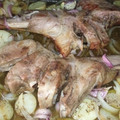 El cooksnap de Luisa Hurtado cuando hizo Pierna de cordero lechal al horno.