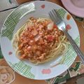 รูป Cooksnap ของ Pilawan Tammasi เมื่อเขาทำ สปาเก็ตตี้ผัดซอสมะเขือเทศ