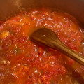 El cooksnap de Au Carballo cuando hizo Salsa de tomate a mi manera.