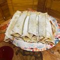 El cooksnap de Mary Navarrete cuando hizo Panqueques con manjar, mermelada, y nueces (apto para diabéticos).