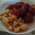 El cooksnap de María cuando hizo Albóndigas de Arroz.