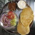 Aksha Shah का कुकस्नैप जब उन्होंने छोले भटूरे (chole bhature recipe in Hindi) बनाया था।