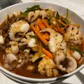 รูป Cooksnap ของ Nin Nunin เมื่อเขาทำ ปลาหมึกผัดพริกเผา