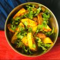 Kajal Sanghvi's cooksnap of when they made કાંદા બટાકા ભાજા (kanda bataka bhaja recipe in Gujarati).
