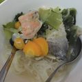 Cooksnap dari Retno Aulia Vinarti untuk resep Sup sehat tetelan salmon