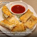 Kumkum Chatterjee's cooksnap of when they made Chicken spring roll wrappers.