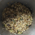 El cooksnap de Laura Laucirica Morales cuando hizo Arroz con champiñones.