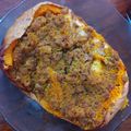 El cooksnap de Ana Goux cuando hizo Zapallo anco relleno gratinado.
