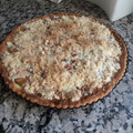 El cooksnap de Majo Medina cuando hizo Tarta de manzana con crumble.