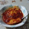 Cooksnap Erin Naomei semasa beliau membuat Sambal Telur Mata.