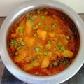 ANJANA GUPTA का कुकस्नैप जब उन्होंने आलू मटर की चटपटी सब्जी (Aloo matar ki chatpati sabzi recipe in Hindi) बनाया था।