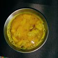 Nandita Mukherjee's cooksnap of when they made আম দিয়ে টক ডাল(aam diye tok dal recipe in Bengali).