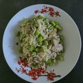 Cooksnap Anur Musa semasa beliau membuat Nasi Goreng Ikan Masin.