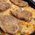 Cooksnap από Διονυσία Ακτύπη στη συνταγή Ρύζι στο φούρνο με χοιρινές μπριζόλες