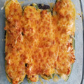 El cooksnap de Alex JC cuando hizo Calabacines rellenos con sofrito de pollo.