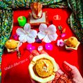 Mukti Bhargava का कुकस्नैप जब उन्होंने बेसन के लडडू (besan ke ladoo recipe in Hindi) बनाया था।