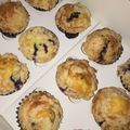 El cooksnap de Cami Alvarez cuando hizo Muffins de arándanos con crumble.