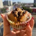 El cooksnap de Michell Briceño cuando hizo Muffins de Plátano.