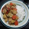 El cooksnap de José Luis brito cuando hizo Pollo Arvejado con Arroz.