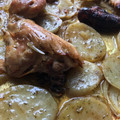 El cooksnap de @tesa.cuina cuando hizo Muslo y contramuslo al horno con patatas.
