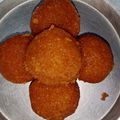 gargi yadav's cooksnap of when they made Bundi nariyal ladoo.