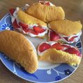 il Maria Rosa Stancampiano quando ha preparato Tacos dolci alle fragole