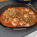 El cooksnap de jogemais@hotmail.com cuando hizo Colas de rape al horno con guisantes.
