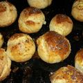 El cooksnap de Ji Mena cuando hizo Pancitos con queso.