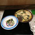 El cooksnap de Marta Ibáñez cuando hizo Quiche de espinacas, jamón serrano y queso de cabra.