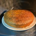 El cooksnap de Yotsuba Amai cuando hizo Bizcocho de plátano y chocolate sin gluten en panificadora Moulinex.