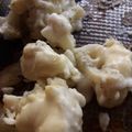 El cooksnap de Natalia Videla cuando hizo Coliflor rebozado.