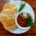 Rashmi Pithadia's cooksnap of when they made પંજાબી છોલે પુરી.