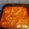 El cooksnap de Roman cuando hizo Chorizos a la pomarola de Euge.