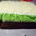Cooksnap dari Claudia Novitasari untuk resep Brownis kukus coklat pandan