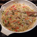 El cooksnap de juantxo cuando hizo Arroz con verduras y champiñones.