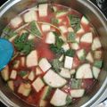 El cooksnap de Boquita De Fresa cuando hizo Calabacitas a la mexicana.