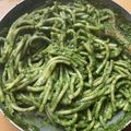 kisördög Cooksnap-ja, amikor elkészítette a(z) Spenótos-tejszínes-baconos tészta receptet.